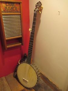 Vintage 5 string banjo Rettberg ? Lange ? Mumford elite