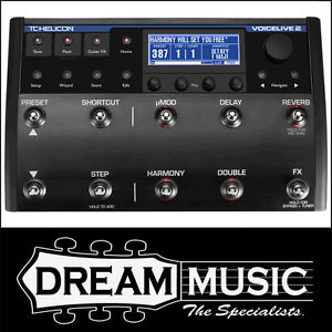 TC Helicon Voicelive 2 with VLOOP Vocal Processor Multi-FX & Pedal RRP$1429