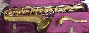 1934 Selmer Radio Improved Tenor Sax in Mark VI era case