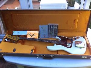 MINT 2015 FENDER CUSTOM SHOP USA 1960 JOURNEYMAN RELIC JAZZ BASS + CASE