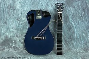 Journey OF660 Blue Carbon Fiber Collapsible Guitar Fits In Flight Compartment
