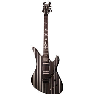 Schecter Synyster Gates Custom-S Sustainiac *B-Stock* Black w/Silver Pin Stripes
