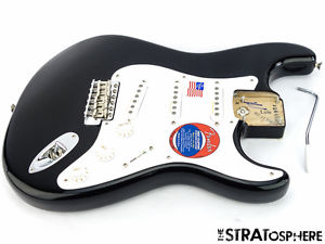 LOADED Fender American ERIC CLAPTON Strat BODY Stratocaster Black SALE