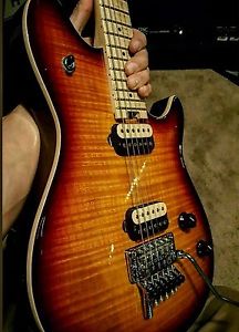 EVH Wolfgang Archtop Special 3 Tone Burst with EVH Chrome hardware and stainless