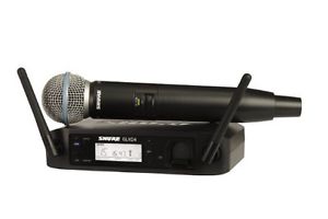 Shure GLXD24/B58 Digital Vocal Wireless System with Beta 58A Handheld