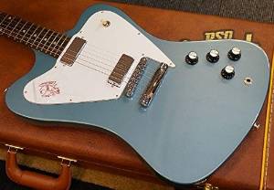 Gibson Japan Limited 2015 Firebird Non Reverse Faded Pelham Blue Guitar