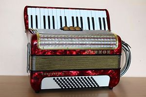 Accordion Hohner Concerto II 72 bass Akkordeon Fisarmonica + Case Free Shipping!