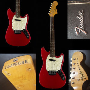 Fender Musicmaster 1969 USA Dakota Red (Stratocaster Telecaster) all original!