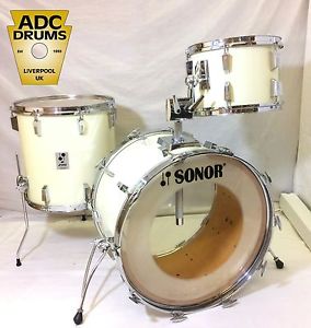 Vintage Sonor Phonic High Gloss White Drum Kit - 22/13/16