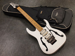 Ibanez PGM300 WH Paul Gilbert Signature w/Gig case Free Shipping Tracking number