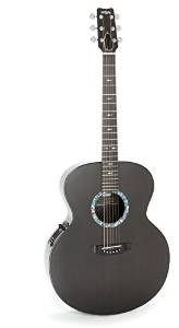 RainSong Guitars Concert Series CO-JM1000N2 Acoustic-Electric Guitar, Clear Carbon