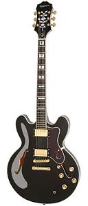 Epiphone Sheraton II Pro EB - Halbresonanz E-Gitarre - Ebony