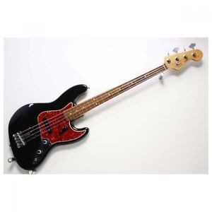 Fender 62 Jazz Bass Black Used Electric Bass Guitar with Soft Case Deal Japan