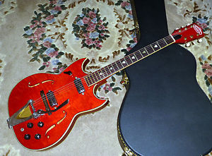 TRUETONE RED DEVIL 1964 BY KAY BEAUTIFUL CURLY MAPLE BODY VIRTUALLY UNPLAYED NR