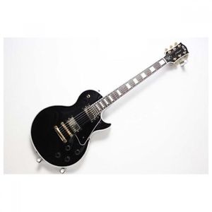 Fujigen JLC5R Les Paul Custom Black Basswood Body Used Electric Guitar Japan F/S