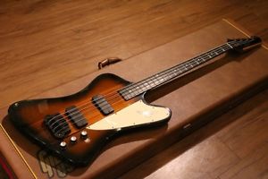 Gibson Thunderbird IV Sunburst System Mahogany Body Used Bass Guitar From Japan