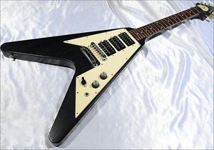 Used Gibson 2008 Flyng V Faded 3Pickups  Worn Ebony From Japan