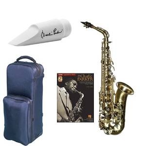 Virtuoso Series Professional Matte Alto Saxophone Deluxe w/Charlie Parker Mouthpiece & Book Pack