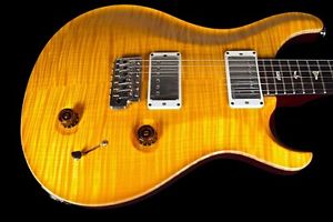 2015 PAUL REED SMITH PRS CUSTOM 22 10 FLAME TOP, BIRDS & 57/08 PICKUPS ~ HONEY