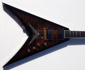 Dean Dave Mustaine V Limited TGE Tiger Eye Electric Guitar w/ Hardshell Case