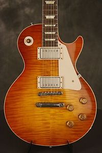 2016 Gibson 1959 Les Paul Standard reissue LPR9 VOS Sunrise Tea Burst FLAME!!!