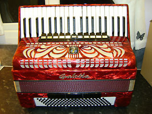 GERMAN MADE GALOTTA 120 BASS PIANO ACCORDION MUSETTE TUNED