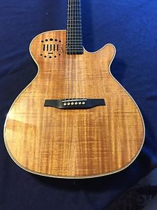 Godin Multiac Steel Duet Ambiance Guitar - Koa top
