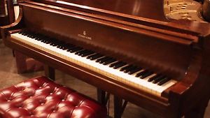 1952 5' 5" Satin Mahogany Steinway & Sons Grand Piano SN#333819