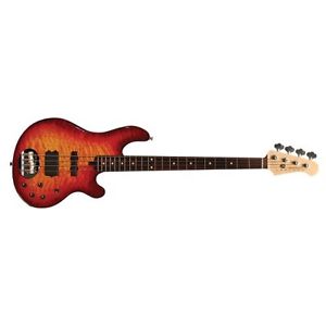 Lakland Skyline Series 44-02Q 4-Strings Bass Guitar, Cherry Sunburst