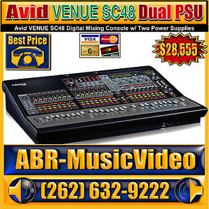 AVID VENU SC48 Digital Mixing Console w/ Tho Power Supplies