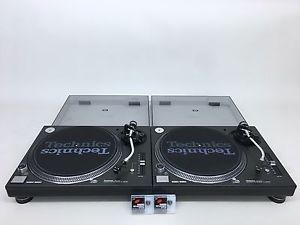 Technics SL-1200 MK5  PAIR Turntables in great condition w/ 2 new N44G Stylus