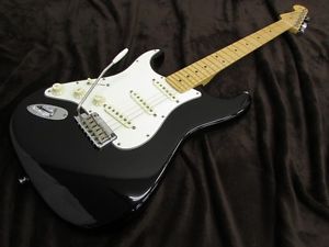 Fender 2012-13 American Standard Stratocaster Left Handed Black Electric Guitar
