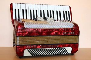 Accordion Hohner Verdi III 120 bass Vintage German Akkordeon Fisarmonica + Case