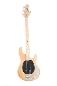 Ernie Ball Music Man Stingray 4 Bass, Natural, Maple Board