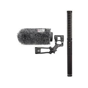 Rode NTG-2 Dual Powered Direc. Shotgun Mic w/Rycote 033342 14cm Standard Softie