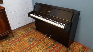 Small, Reconditioned,Black, "Kemble Minx" Overstrung piano. CAN DELIVER.