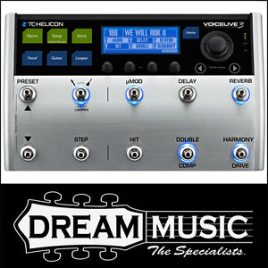 TC Helicon Voicelive 3 Vocal Processor Multi-FX & Pedal RRP$1249
