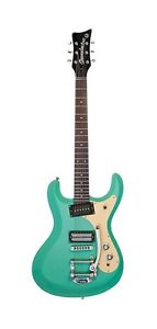 Danelectro Electric Guitar The '64 Reissue Bigsby Double Cutaway Humbucker Aqua