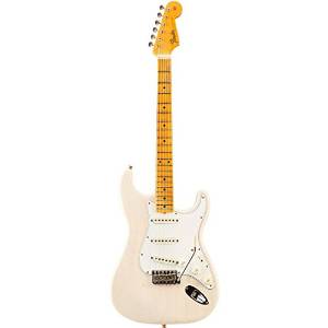 Fender Custom Shop Postmodern Journeyman Relic Stratocaster Maple Fingerboard Electric Guitar Aged White Blonde