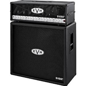 EVH 5150 III 100W Guitar Tube Head Black with 5150 III 412 Guitar Cab Black
