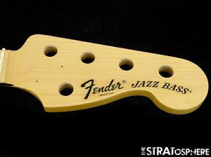 * Fender American Deluxe V 5 String JAZZ BASS NECK J Bass Maple Block USA #292