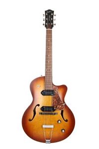 Godin  5th Avenue CW Electric Guitar (Kingpin II, Cognac Burst)
