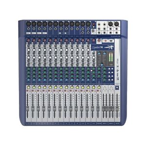 MIXER SOUNDCRAFT SIGNATURE 16 Canali Effetti Lexicon Limiter Dbx Porta Usb 4 Aux