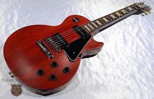 Gibson 2009 Les Paul Studio Worn P-90 Faded Cherry Electric Guitar Free Shipping