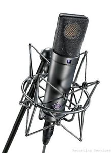 Neumann U87 Ai Set Z Matte Black w/ Shock Mount Cable, Windscreen & Woodbox U 87