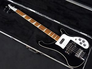 Rickenbacker 4003 Jetglo Black w/hard case F/S Guiter Bass From JAPAN #X905