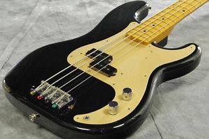 FENDER JAPAN Precision Bass PB57-53 Black Made in Japan MIJ Used Bass #b269