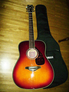YAMAHA FG-740SFM, 2010, EX Condition Europe Limited Guitar w/GB