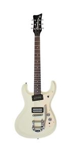 Danelectro Electric Guitar The '64 Bigsby Double Cutaway Humbucker White