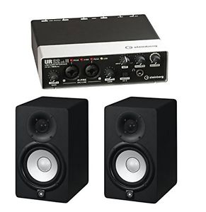 Steinberg UR22MKII 2-Channel USB Interface with 2 Yamaha HS5 Studio Black #41X